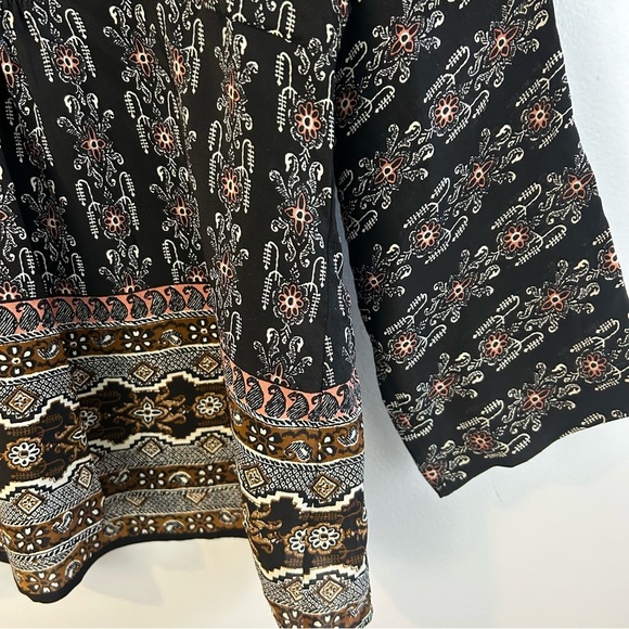 Madewell Bohème Popover 100% Silk Boho V-neck Blouse Size Medium - Picture 7 of 13